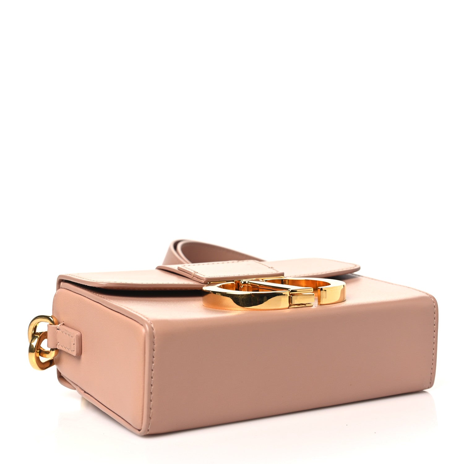 Christian Dior Smooth Calfskin Micro 30 Montaigne Flap Bag Pale Pink 4 of 10