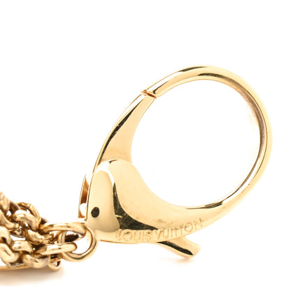 Louis Vuitton Fleur De Monogram Bag Charm Dore 5 of 5