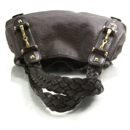 Gucci Guccissima Leather Pelham Chocolate Brown 6 of 12