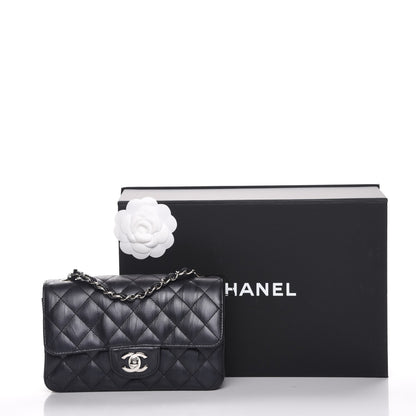Chanel Calfskin Quilted Mini Rectangular Flap Charcoal 9 of 9