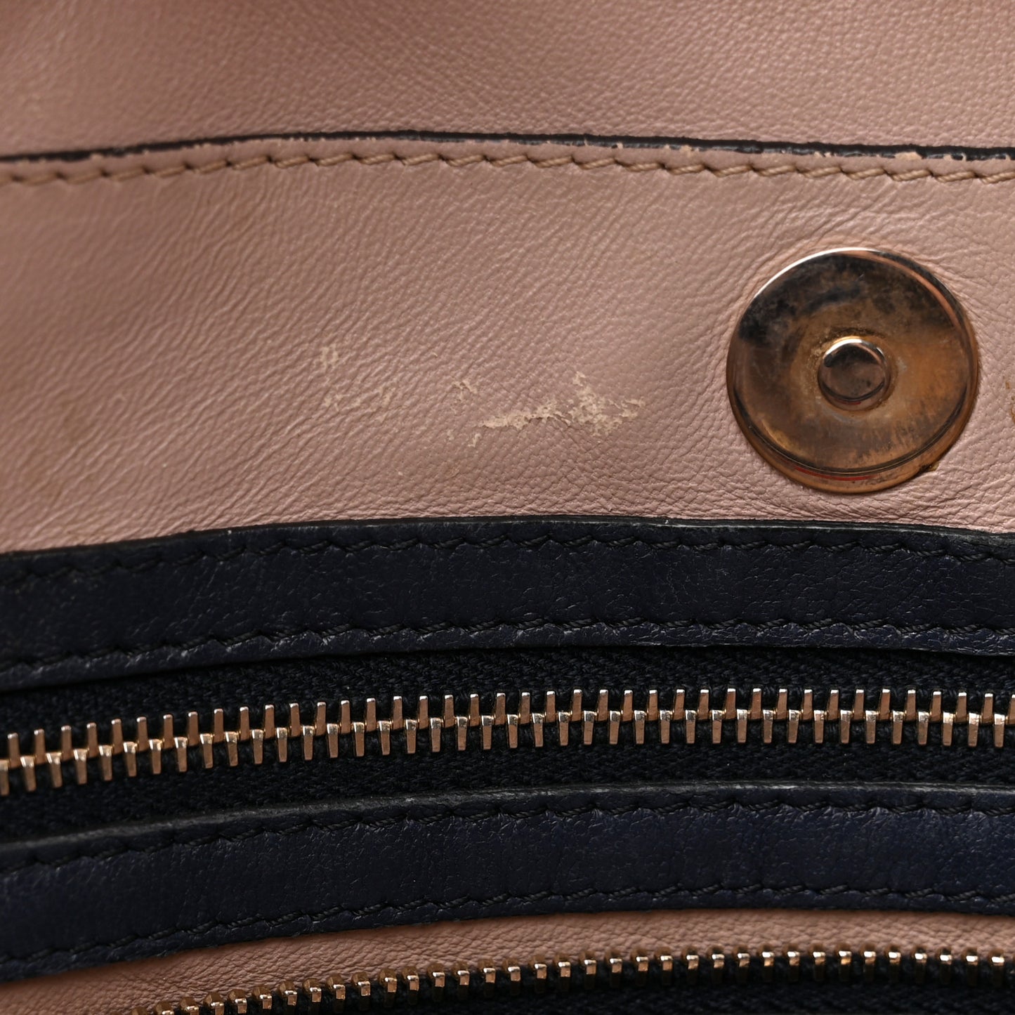 Nappa Medium Rockstud Soft Tote Marine