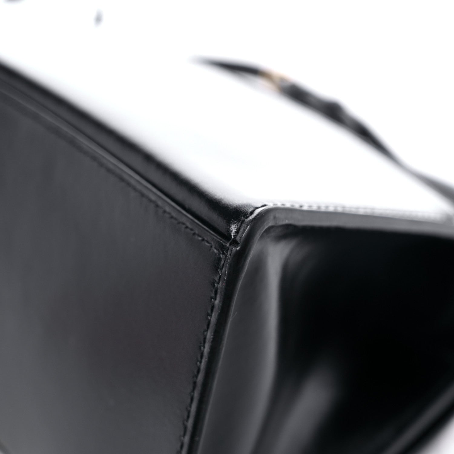 Balenciaga Shiny Box Calfskin Small Hourglass Top Handle Bag Black 11 of 16