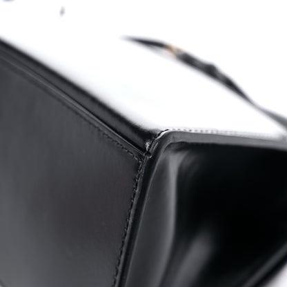 Balenciaga Shiny Box Calfskin Small Hourglass Top Handle Bag Black 11 of 16