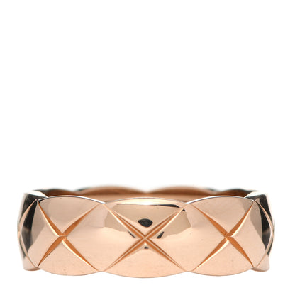 Chanel 18K Rose Gold Small Coco Crush Ring 55 7.25 3 of 6
