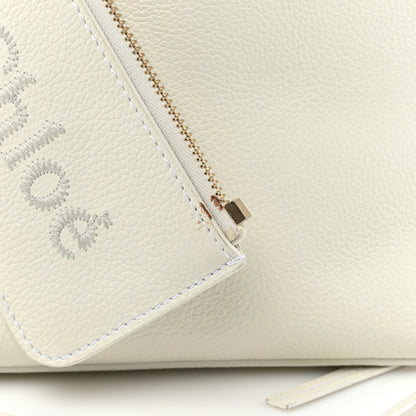 Chloe Calfskin Small East West Sense Tote White 13 of 17