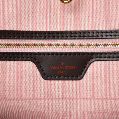 Louis Vuitton Damier Ebene Neo Neverfull MM Rose Ballerine 8 of 9