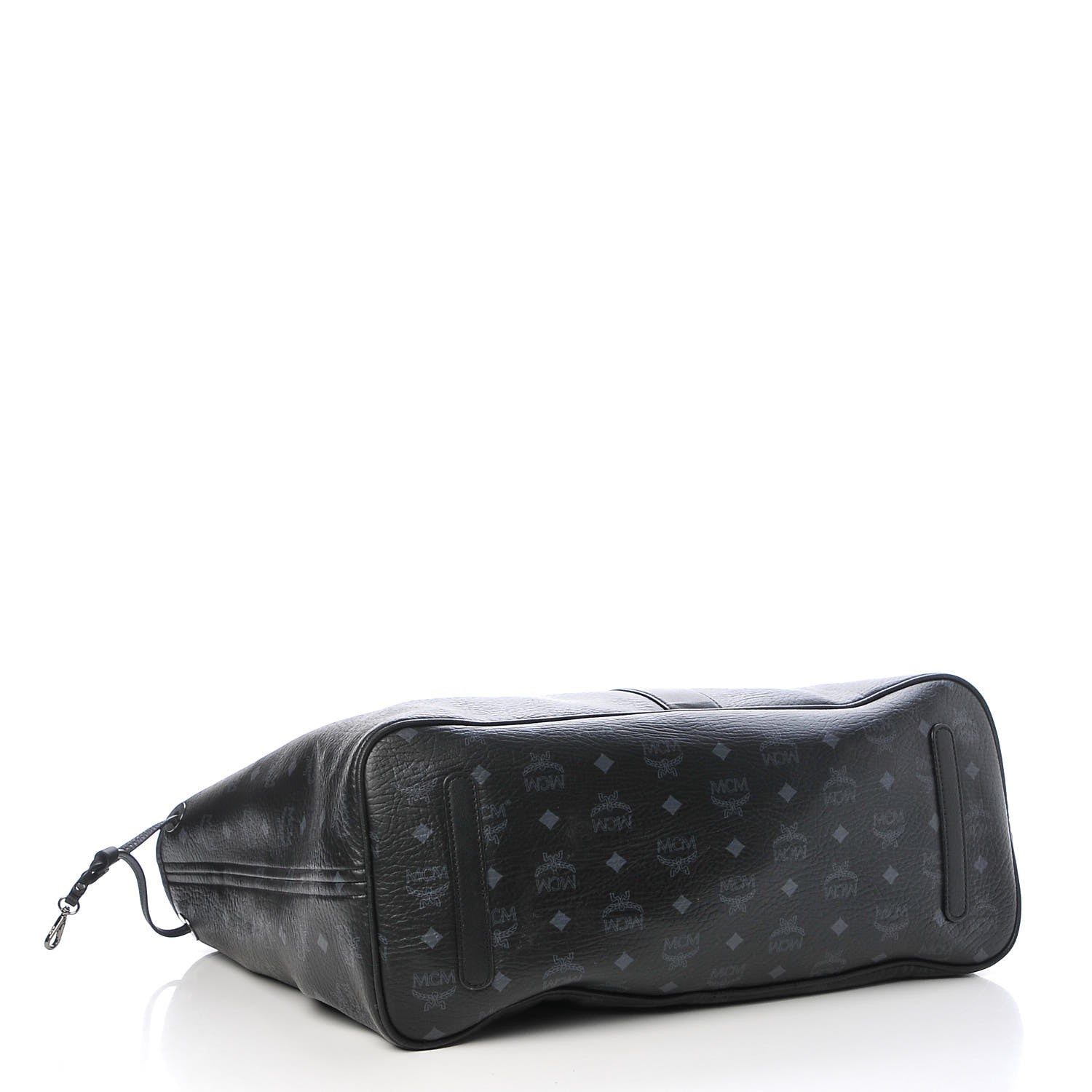 MCM Visetos Large Liz Reversible Shopper Tote Black 5 of 33