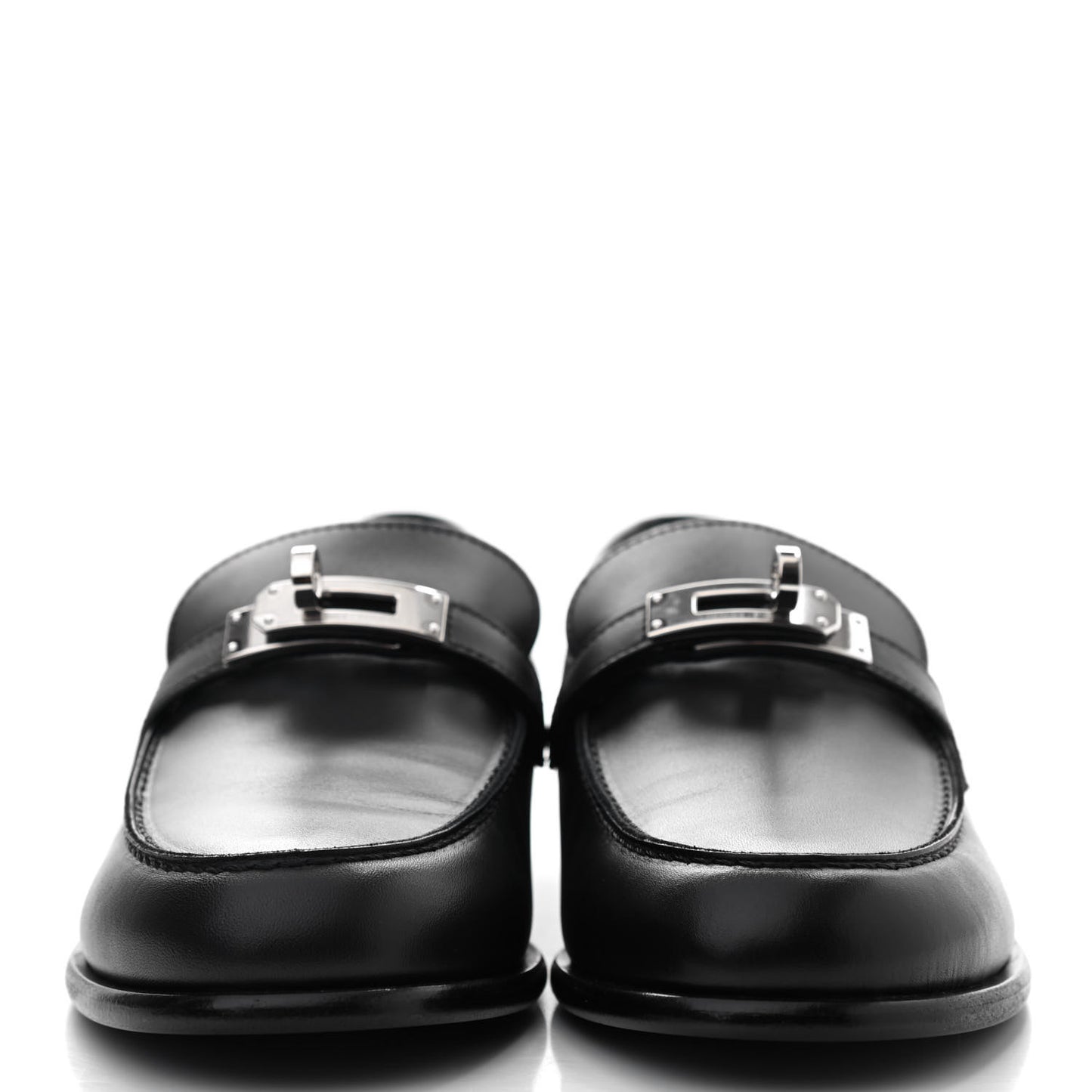 Calfskin Womens Destin Loafers 36 Black