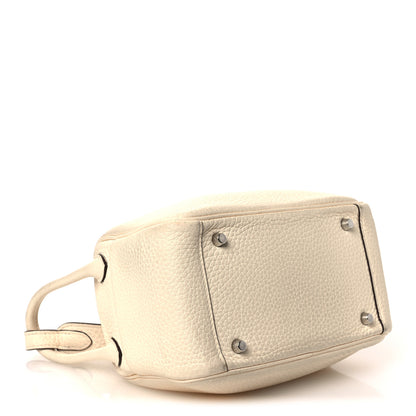 Hermes Taurillon Clemence Mini Lindy 20 Nata 7 of 27