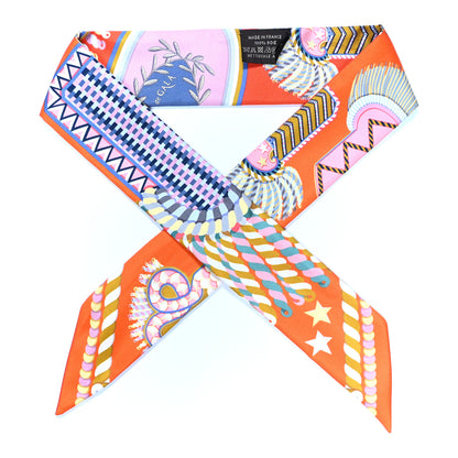 Hermes Silk Epaulettes De Gala Twilly 1 of 6