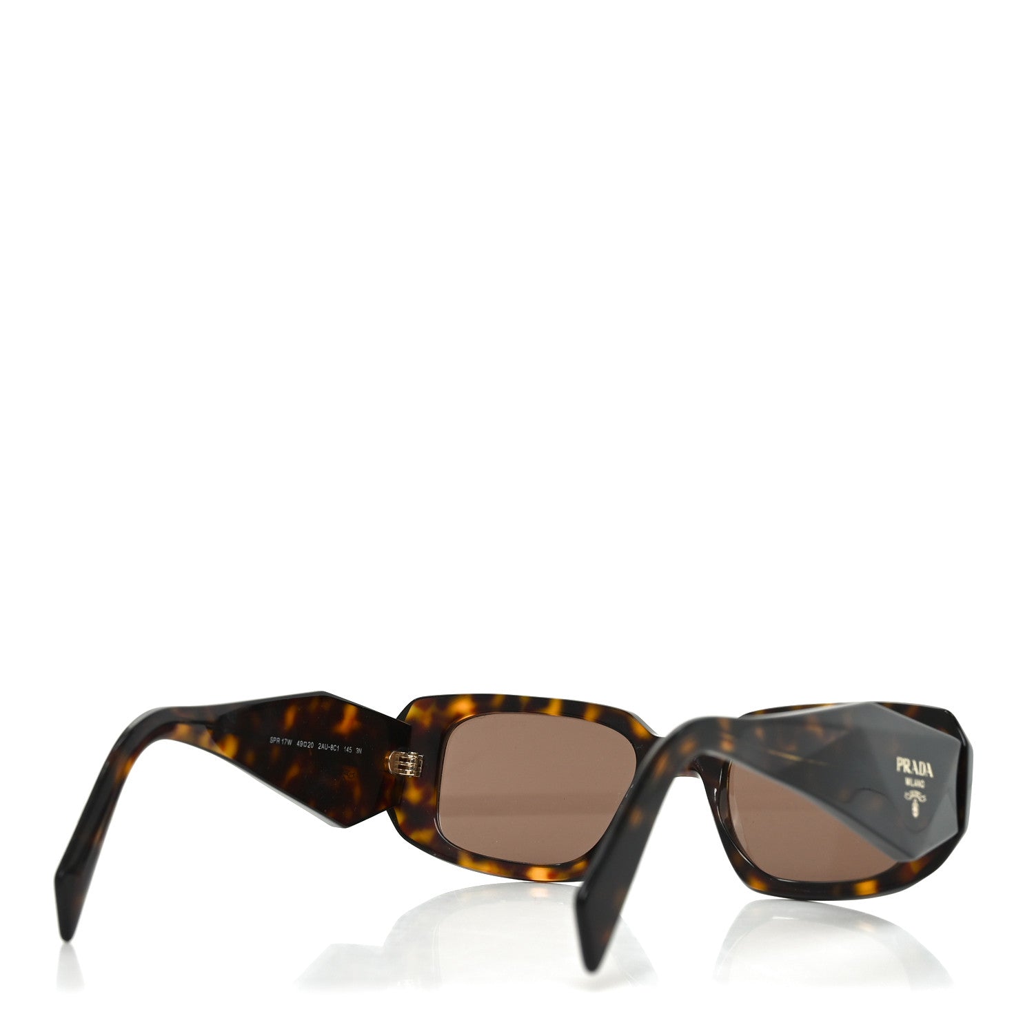 Prada Acetate Symbole Sunglasses SPR 17W Havana 4 of 7