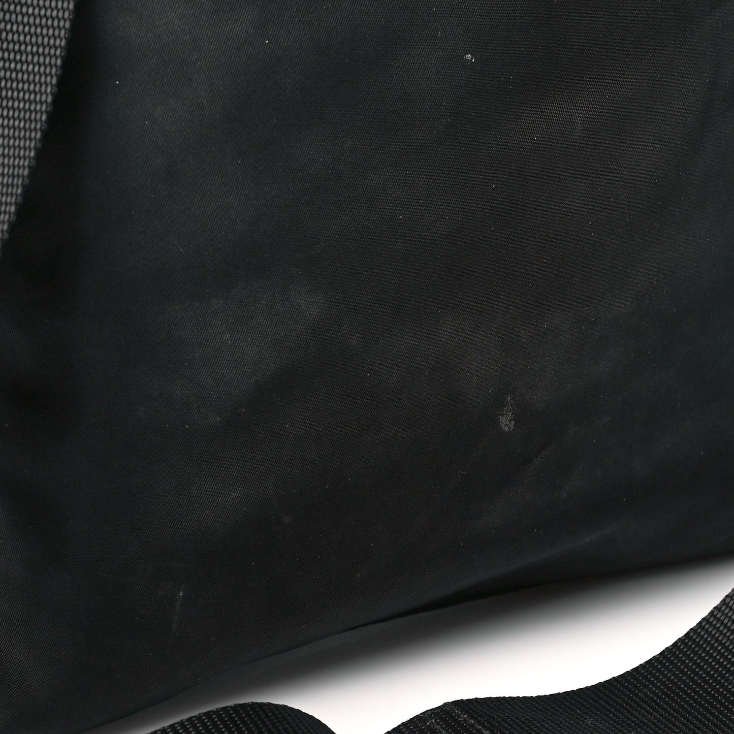 Nylon Vela Flat Messenger Bag Black