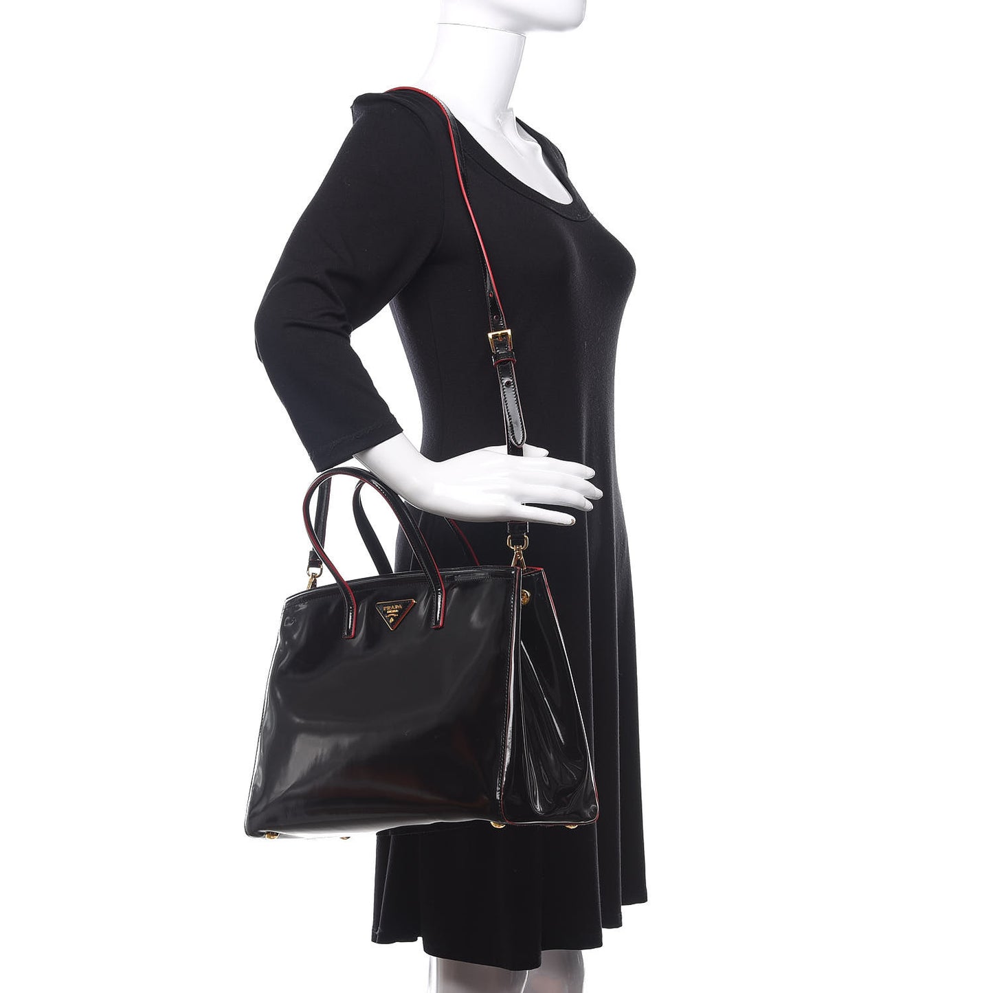 Spazzolato Tote Black