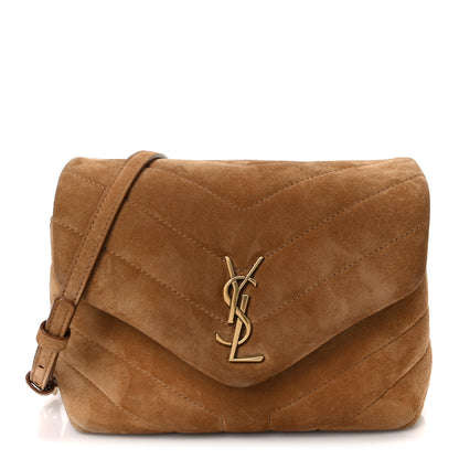 Saint Laurent Suede Toy Loulou Shoulder Bag Cinnamon 1 of 11
