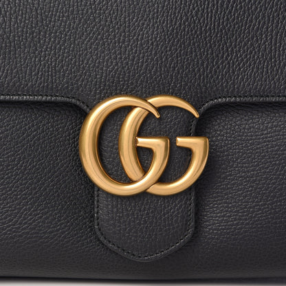 Gucci Calfskin GG Marmont Messenger Bag Black 10 of 10