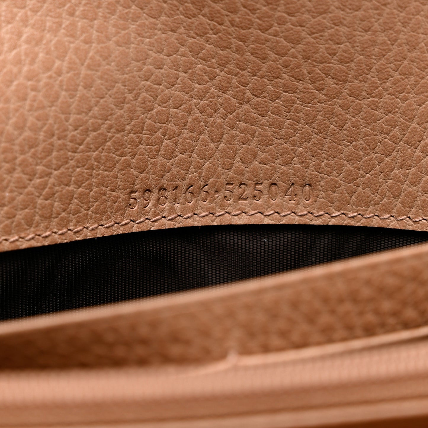Dollar Calfskin Interlocking G Continental Wallet Camelia