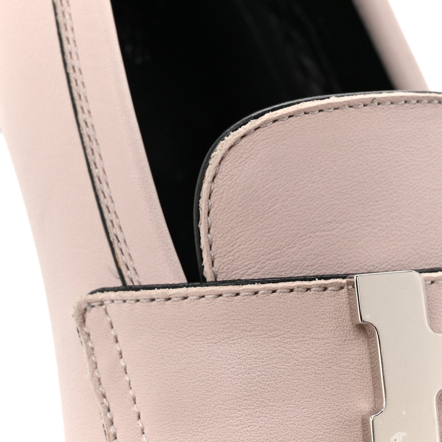 Calfskin Womens Paris Loafers 39 Rose Petale