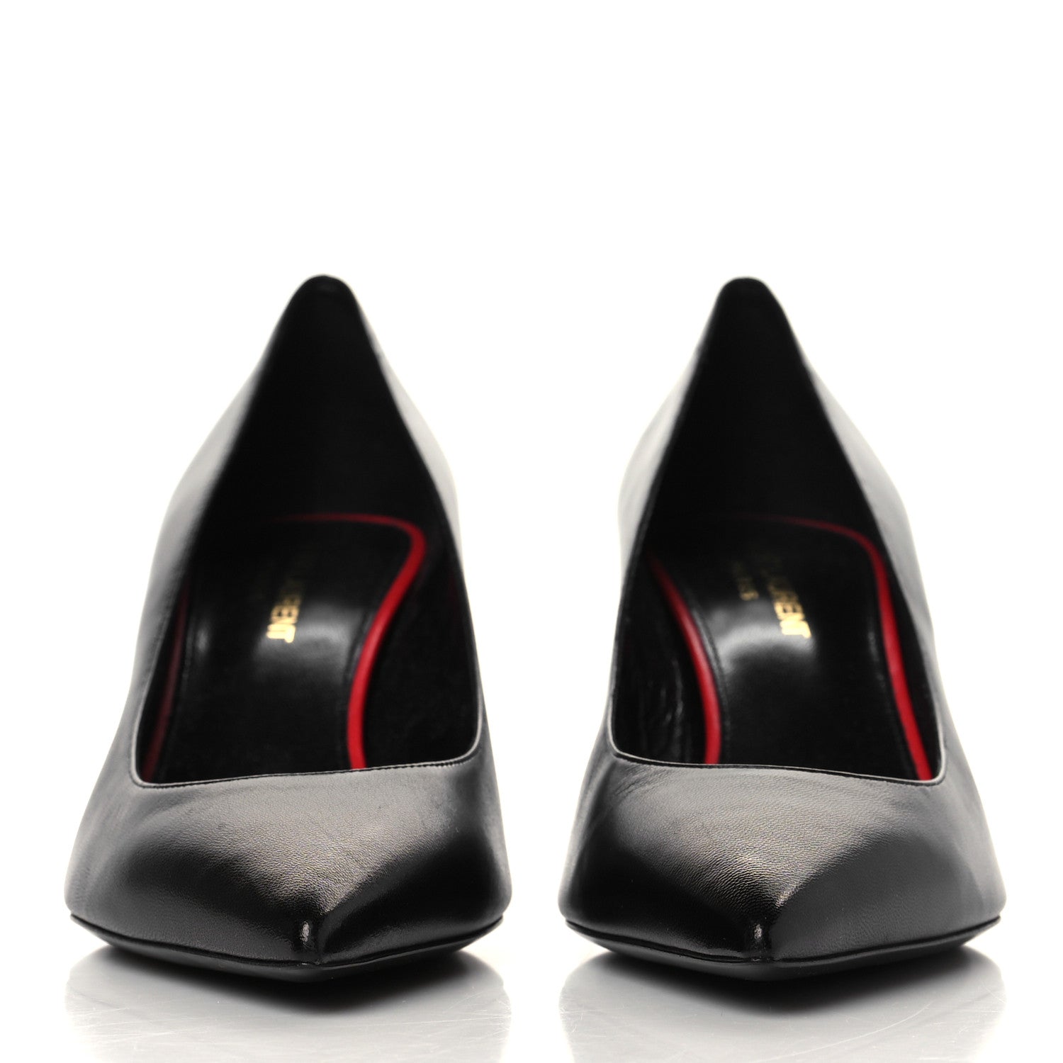 Saint Laurent Calfskin Anja 85 Pumps 39.5 Black 2 of 9