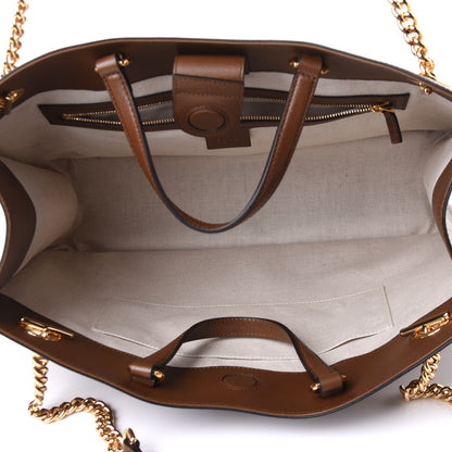 Gucci New Sakai Calfskin Lux Large Horsebit 1955 Tote Bag Brown Sugar 4 of 4