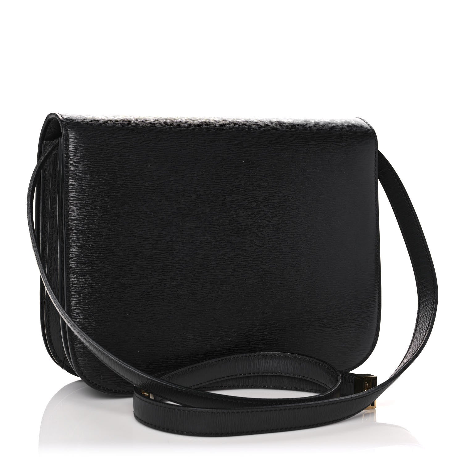 Celine Liege Calfskin Medium Classic Box Flap Bag Black 3 of 10