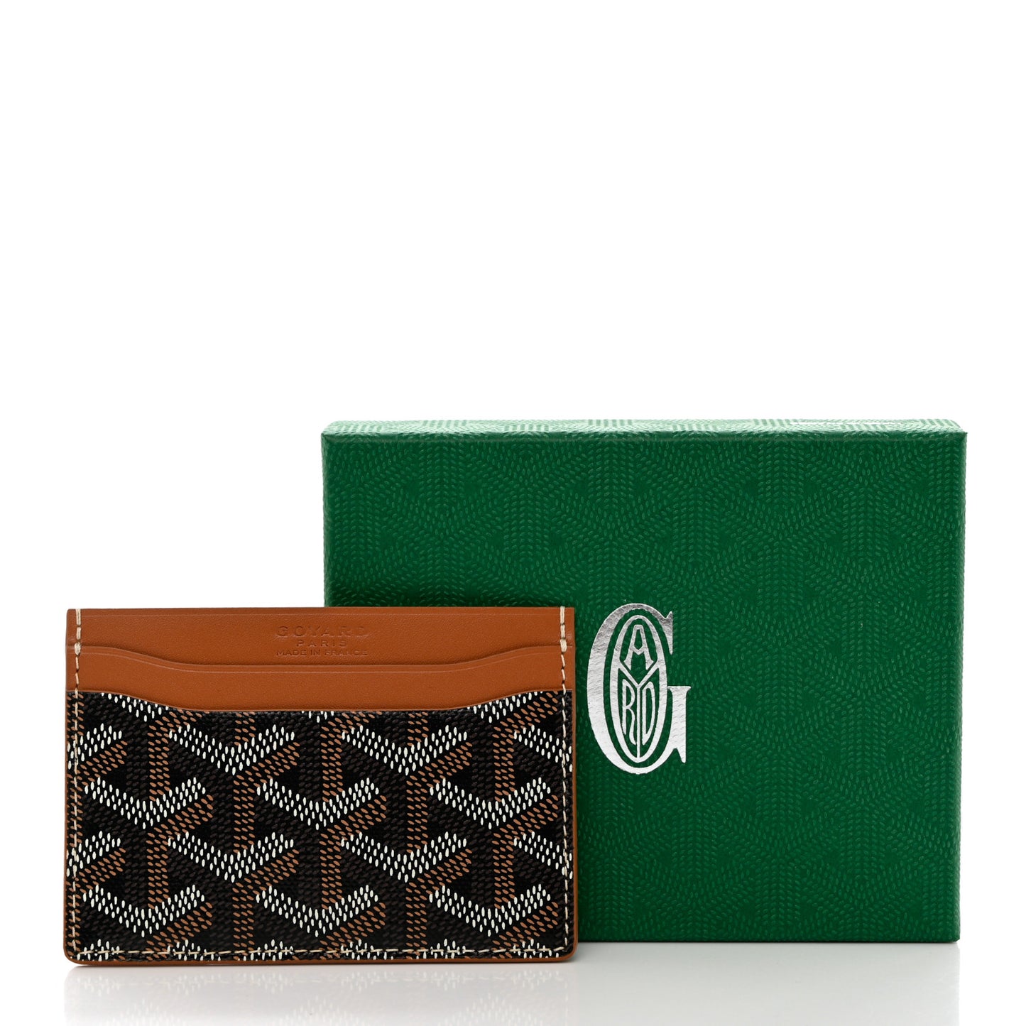 Goyardine Saint Sulpice Card Holder Black Gold