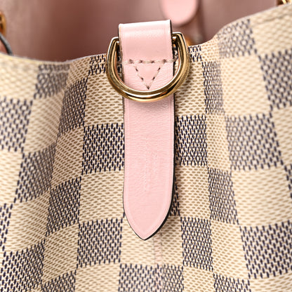 Louis Vuitton Damier Azur Neonoe MM Eau De Rose 6 of 11