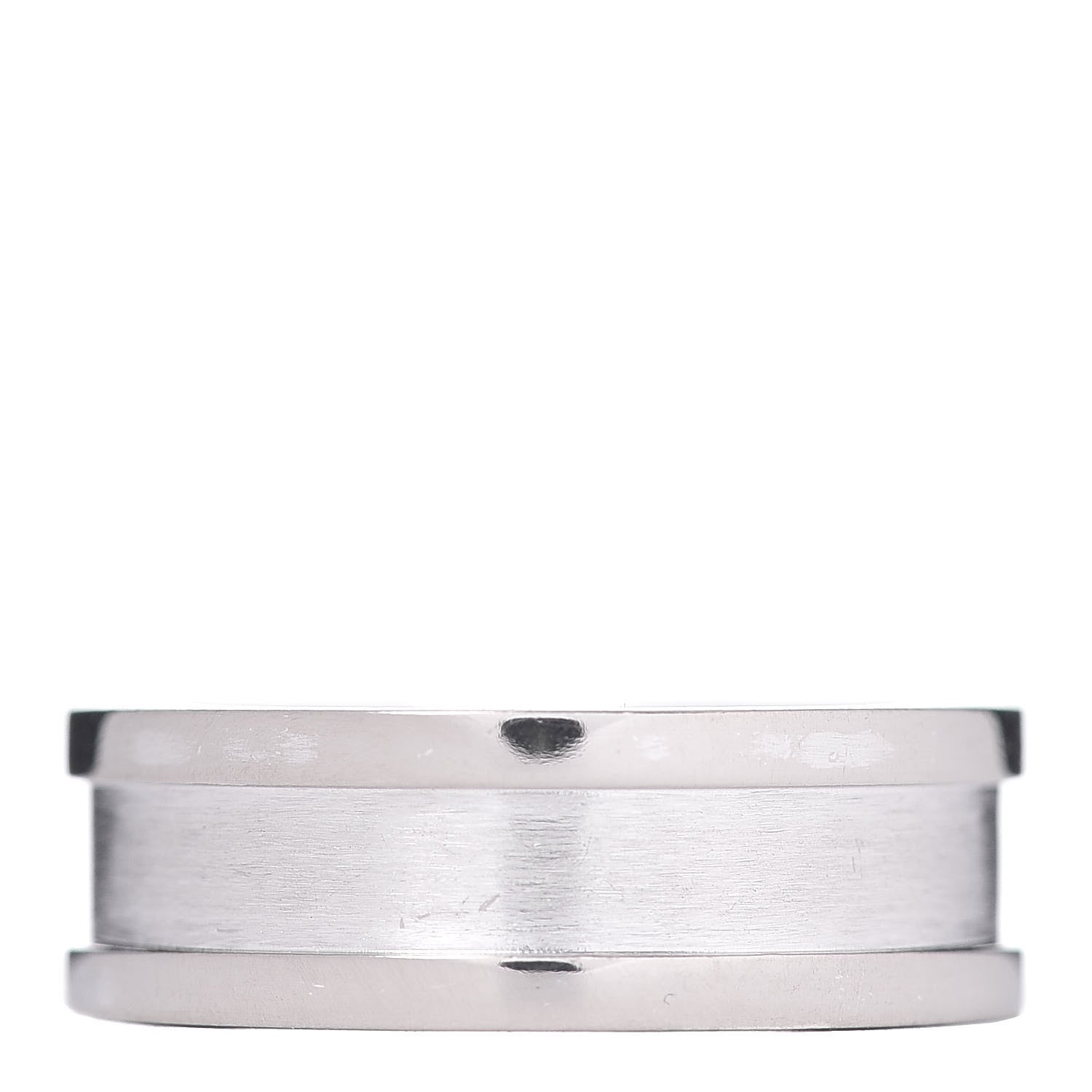 Cartier 18K White Gold 6.5mm C De Ring 51 5.75 3 of 4