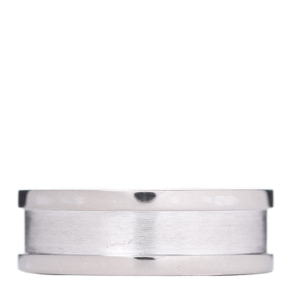 Cartier 18K White Gold 6.5mm C De Ring 51 5.75 3 of 4