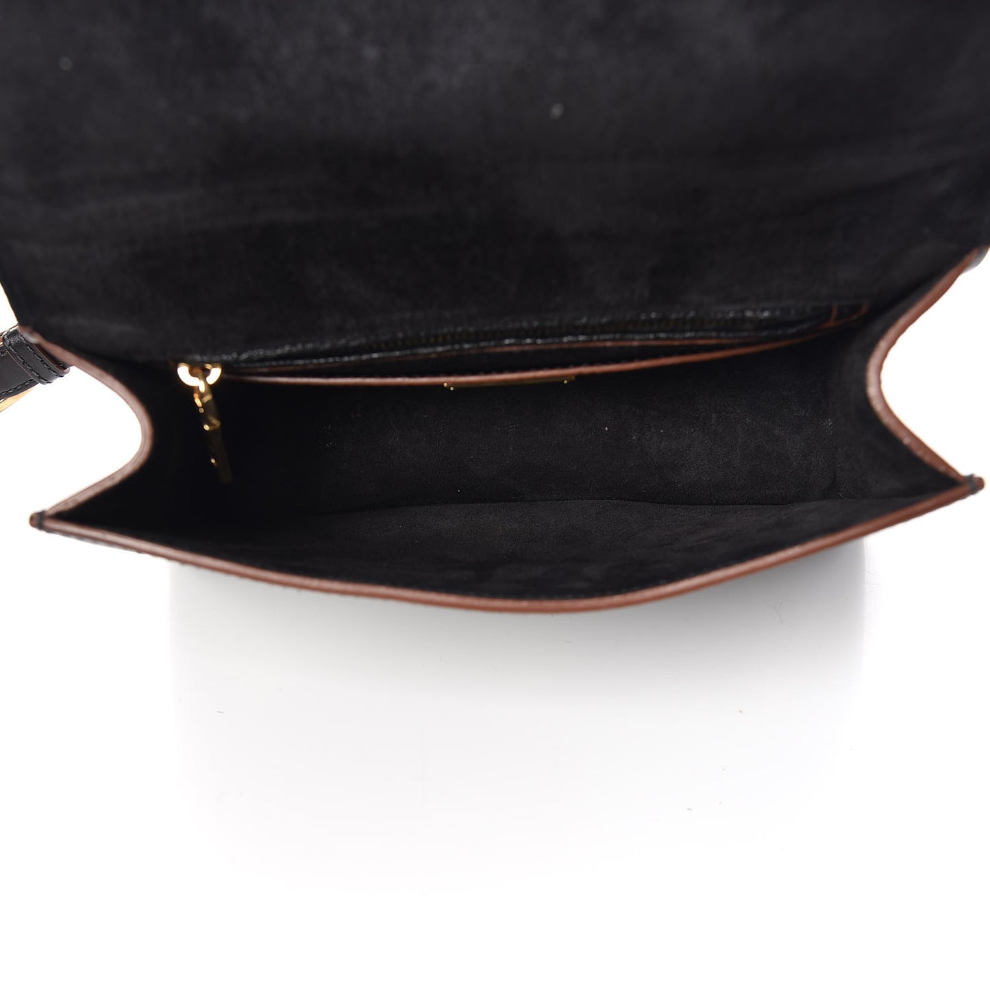 Goatskin Madras Soft Calf Crystal Embellished Shoulder Bag Black