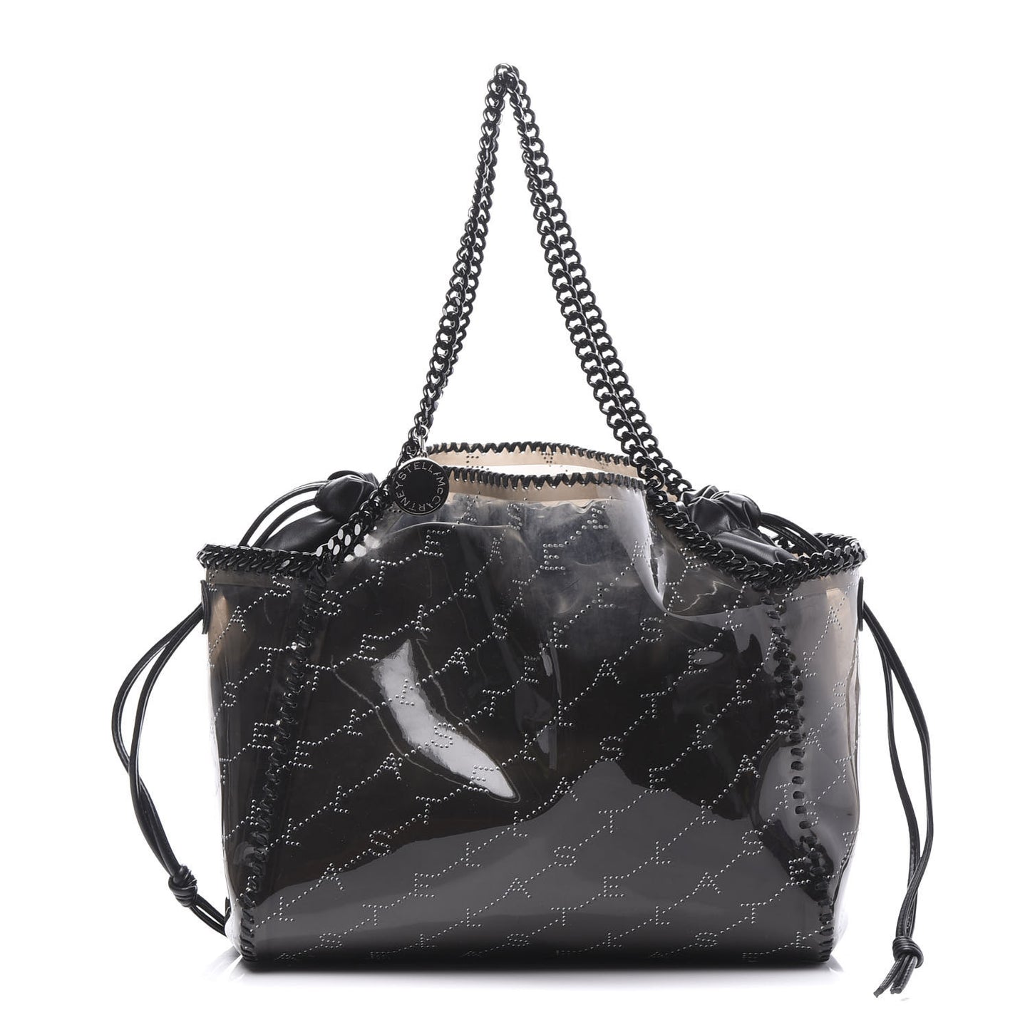 PVC Monogram Falabella Reversible Tote Black
