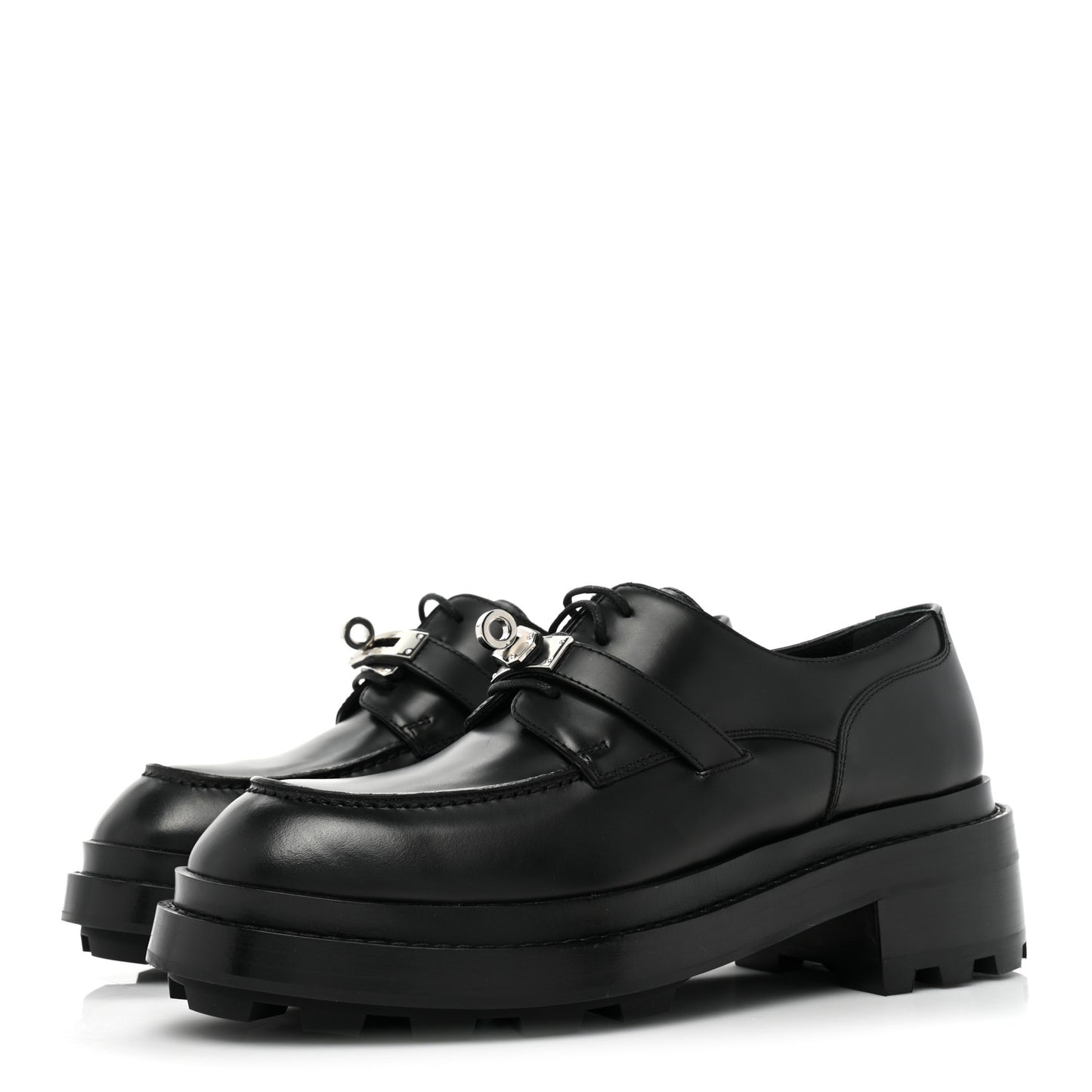 Glossed Calfskin First Oxford 37.5 Black