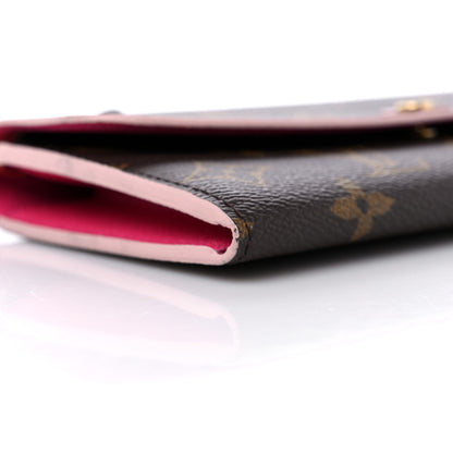 Louis Vuitton Monogram Bloom Flower Emilie Wallet 7 of 10