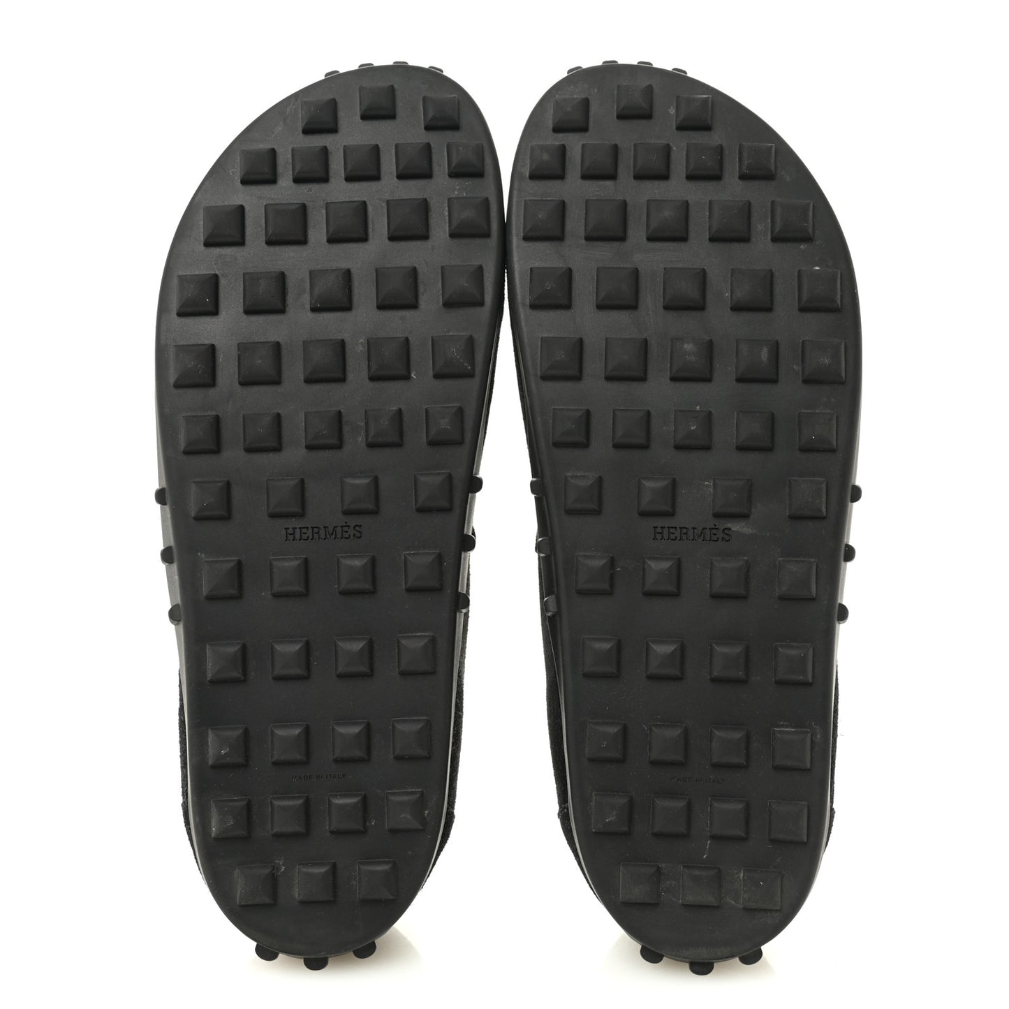 Suede Calfskin Womens Lazy Loafers 41 Black