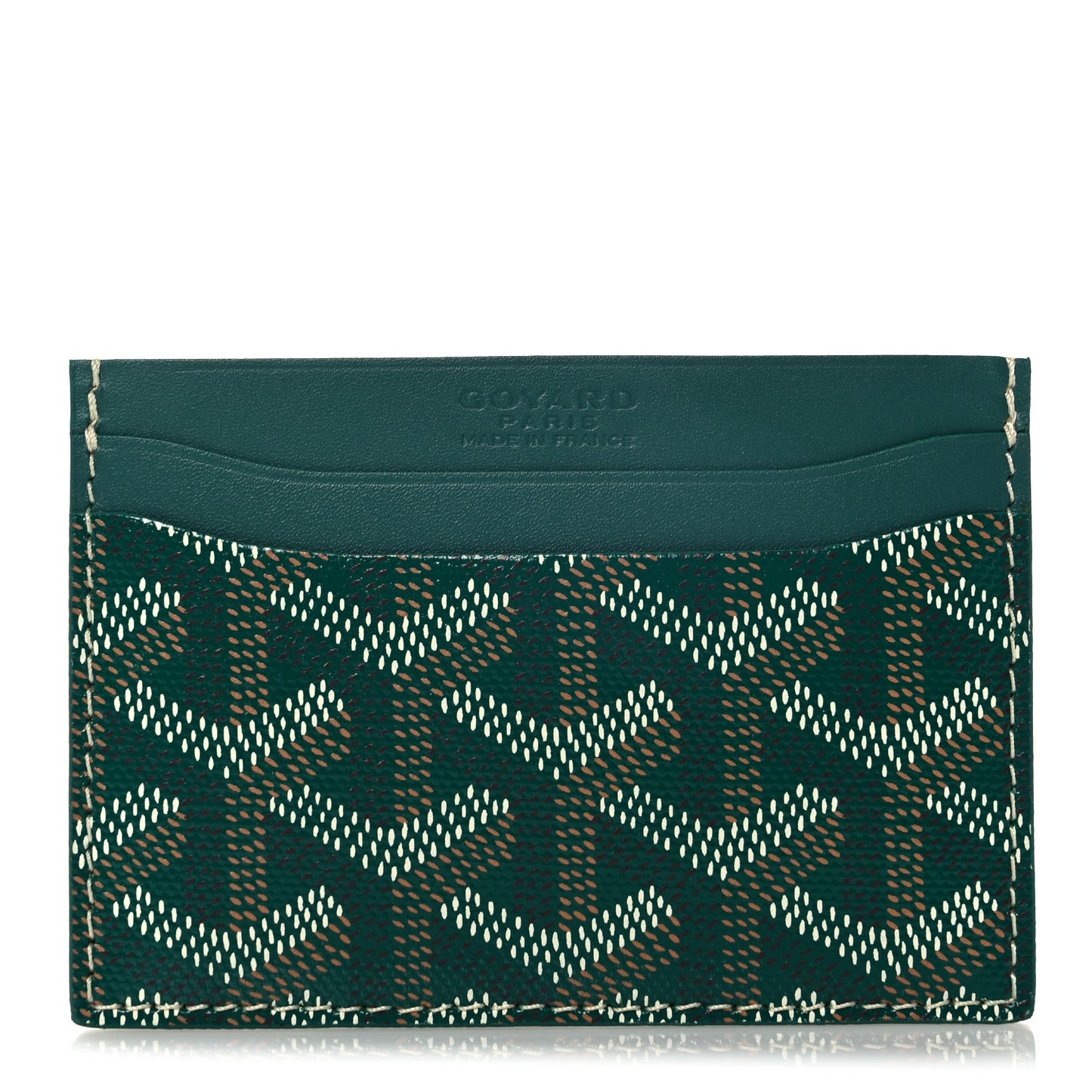Goyardine Saint Sulpice Card Holder Green