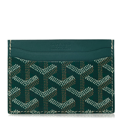 Goyard Goyardine Saint Sulpice Card Holder Green 1 of 7