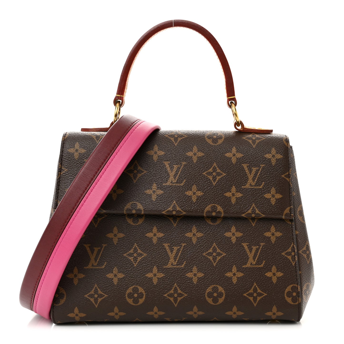 Monogram Cluny BB Bordeaux Fuchsia