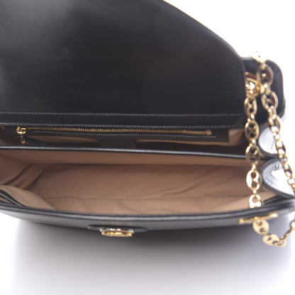 Gucci Azalea Calfskin Small Marina Open Top Chain Shoulder Bag Black 5 of 10