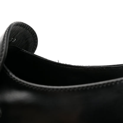 Prada Spazzolato Metal Triangle Logo 50mm Loafers 39 Black 13 of 13