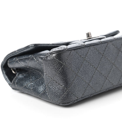 Chanel Pearly Caviar Quilted Mini Rectangular Flap Grey 6 of 10