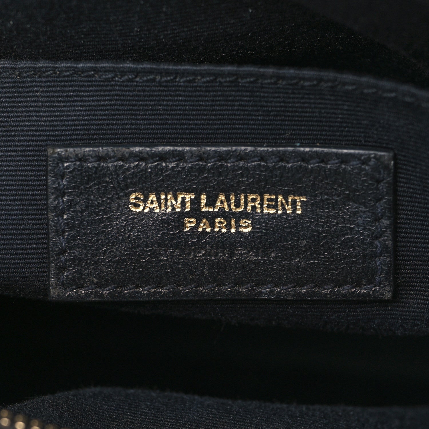 Saint Laurent Calfskin Matelasse Monogram Lou Camera Bag Black 6 of 10