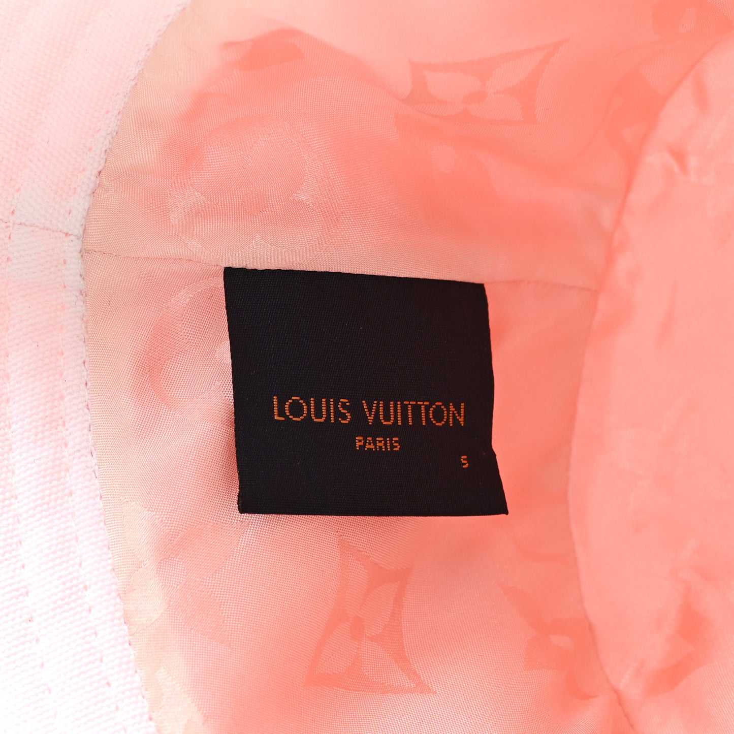 Cotton LV Bucket Hat S Pink