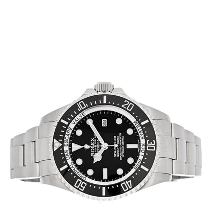 Rolex Stainless Steel 44mm Oyster Perpetual Date Sea-Dweller Deepsea Watch Black 116660 2 of 4