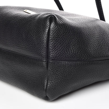 Burberry London Grainy Calfskin Small Salisbury Tote Black 6 of 10