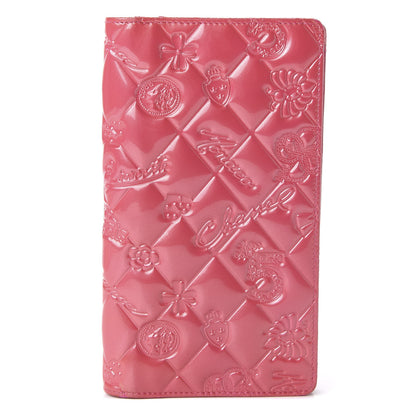 Chanel Patent Calfskin Lucky Symbols Yen Wallet Pink 1 of 7