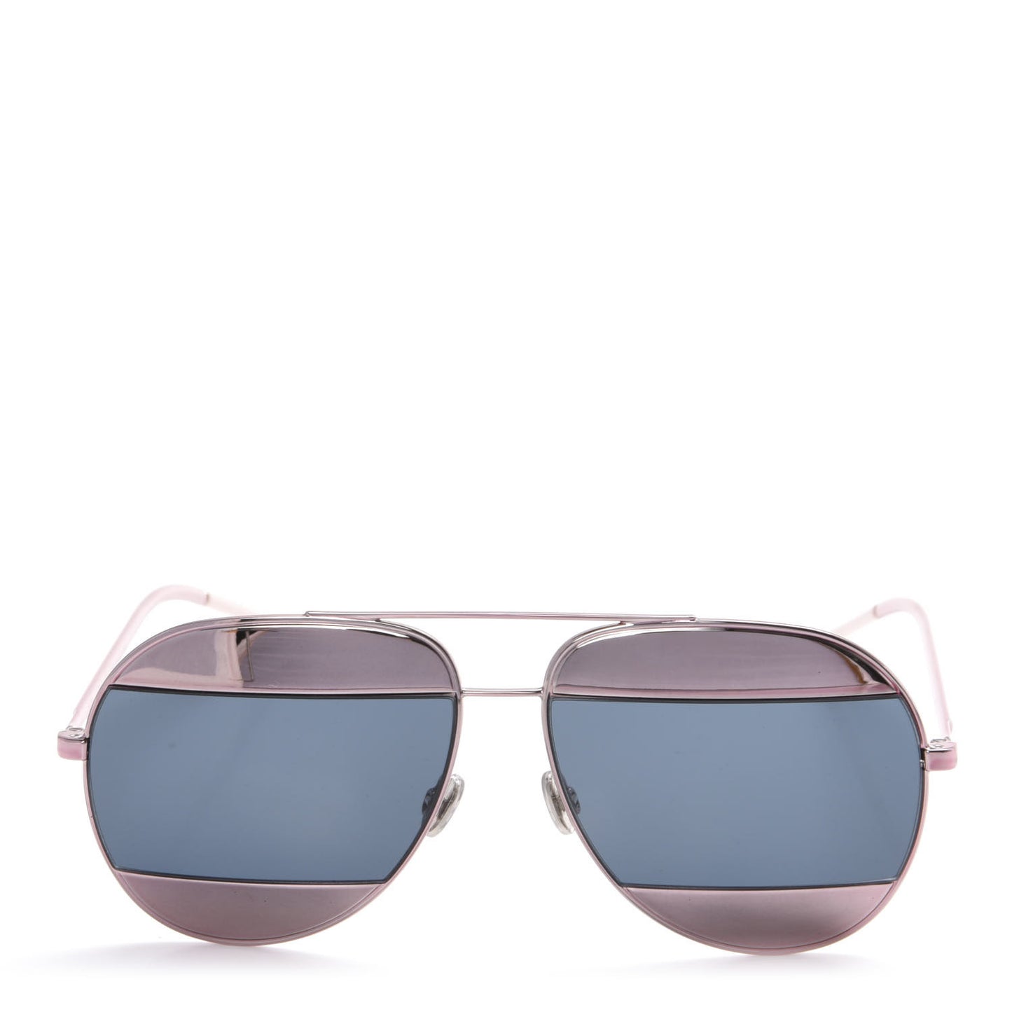 Split 1 Aviator Sunglasses Pink Blue