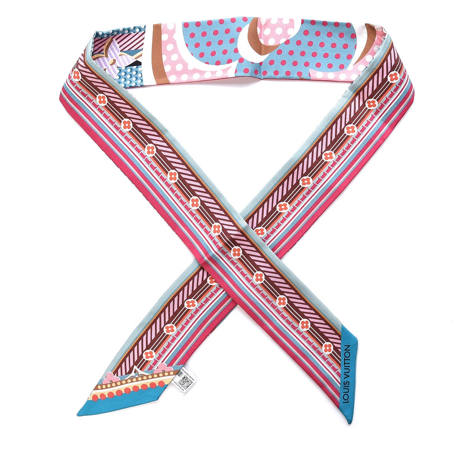 Silk Pop Monogram BB Bandeau Turquoise