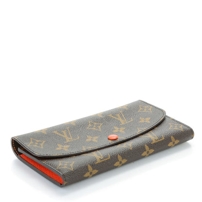 Louis Vuitton Monogram Emilie Wallet Piment 4 of 7