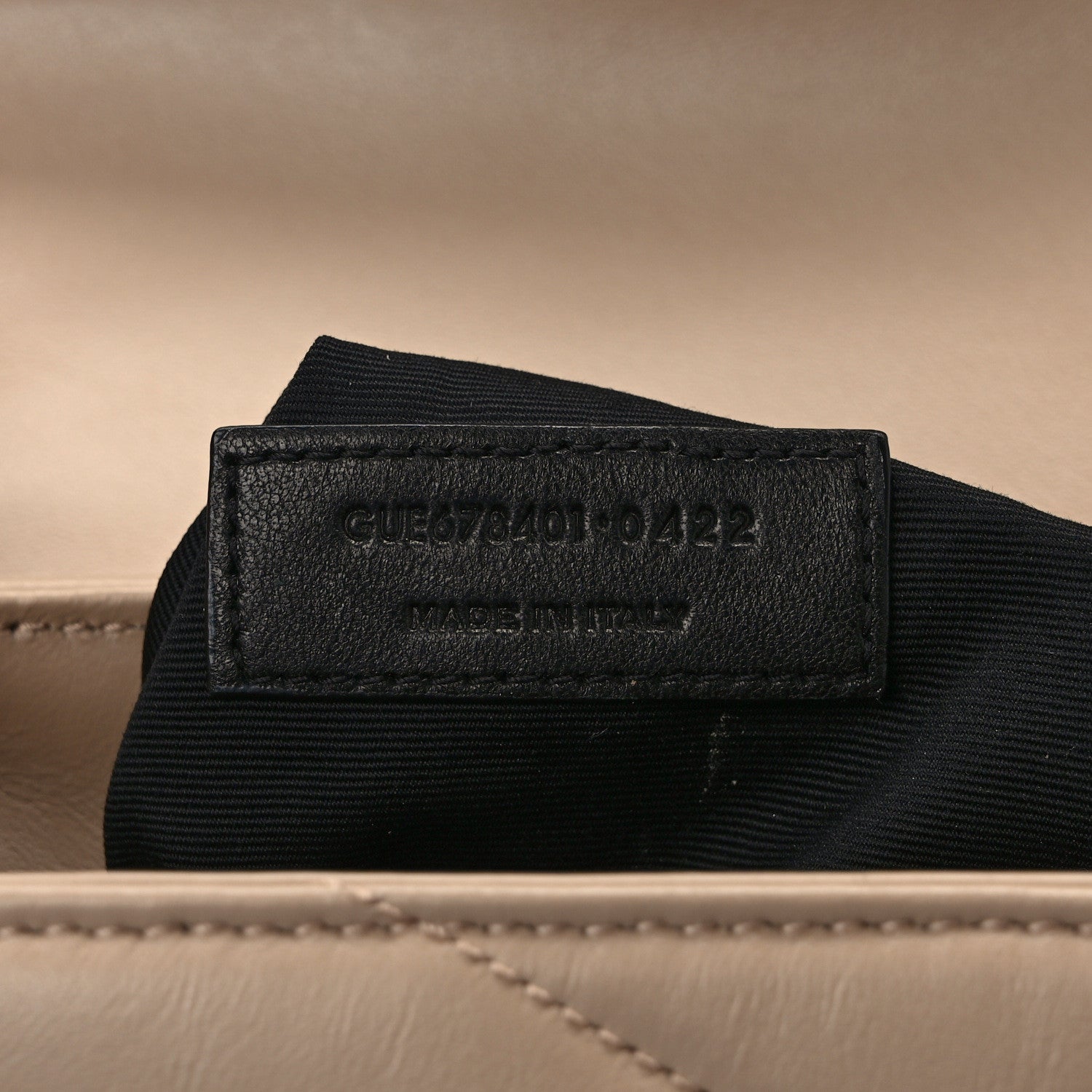 Saint Laurent Calfskin Y Quilted Monogram Toy Loulou Crossbody Bag Dark Beige 7 of 14