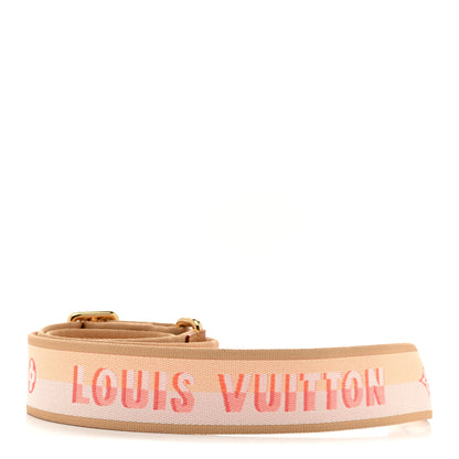 Louis Vuitton Jacquard Speedy Bandouliere 20 Shoulder Strap Pink Orange 3 of 4