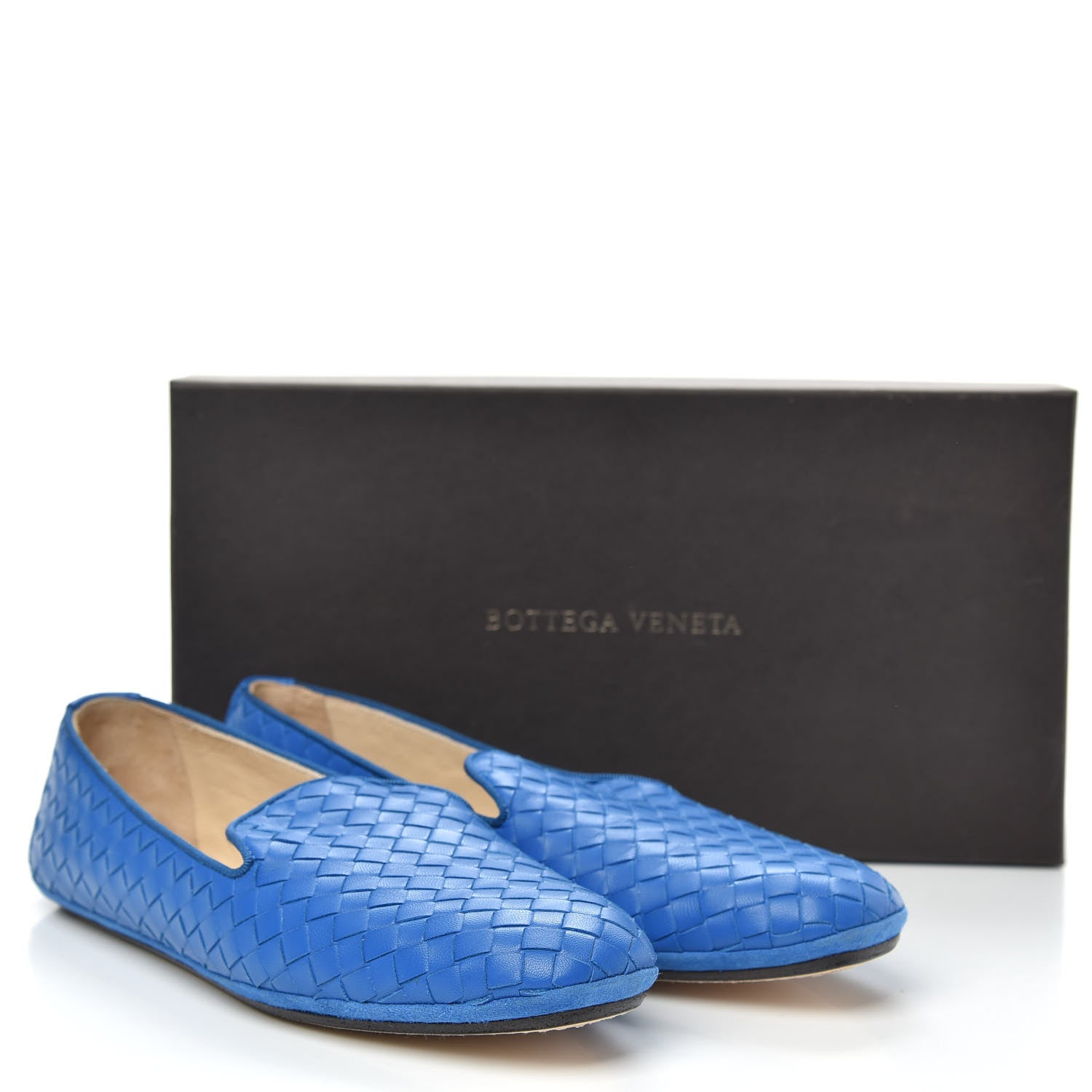 Bottega Veneta Nappa Intrecciato Loafers 39 Bleuette 9 of 9
